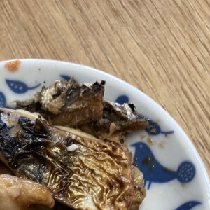 ホットプレートで鯖の塩焼き